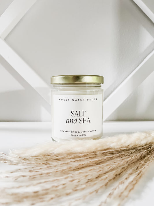 Salt and Sea 9 oz Soy Candle