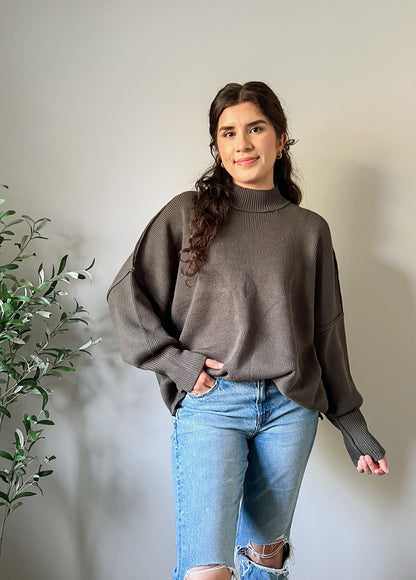 Ellie Sweater - Dark Olive